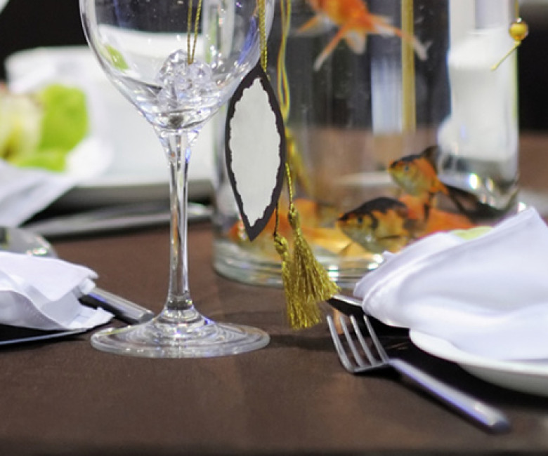 Décoration de table pour un mariage